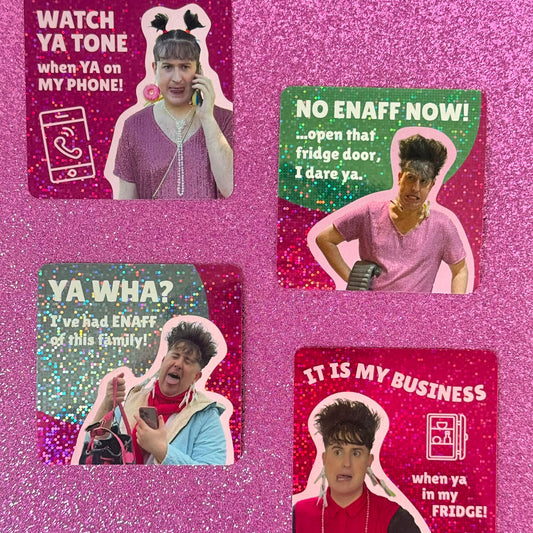 Janet Glitter Magnet Complete Collection