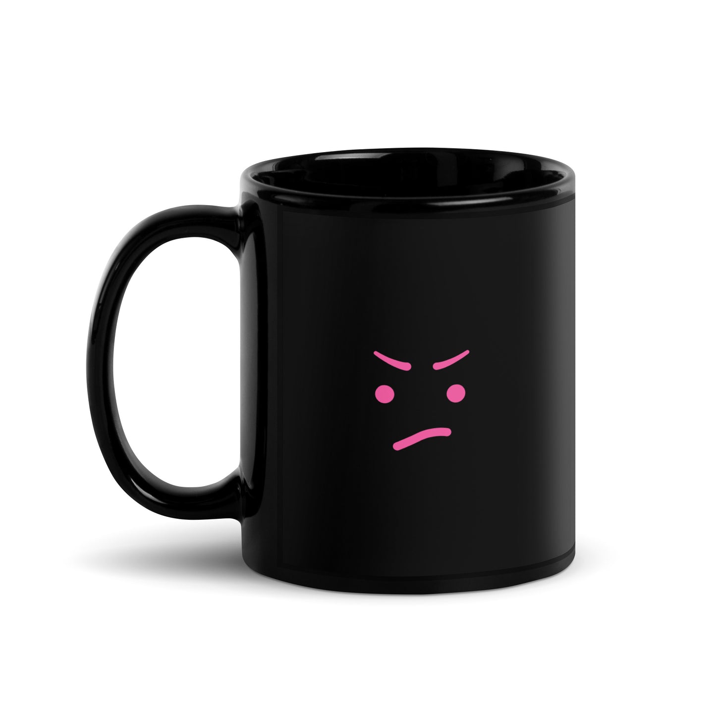 I COULD LOSE MY JOB Mug - Black and pink