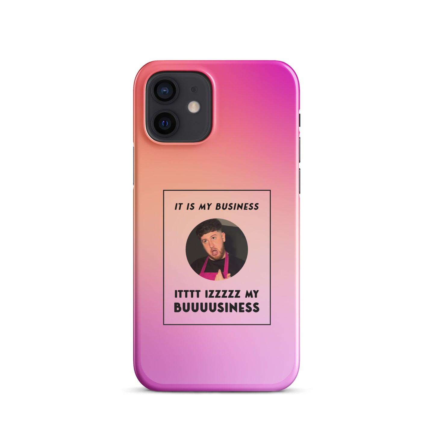 Pink IT IS MY BUSINESS iPhone® case