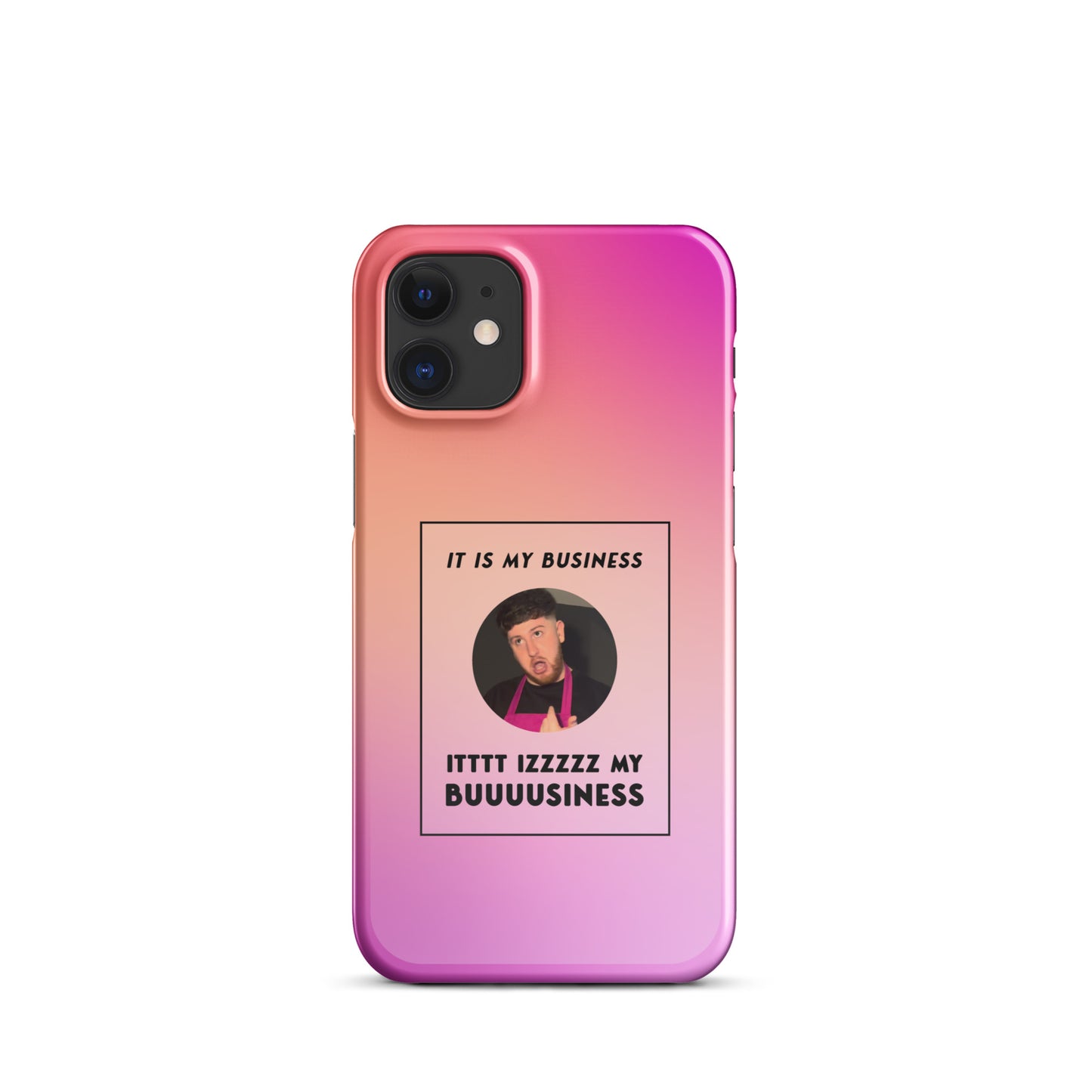 Pink IT IS MY BUSINESS iPhone® case