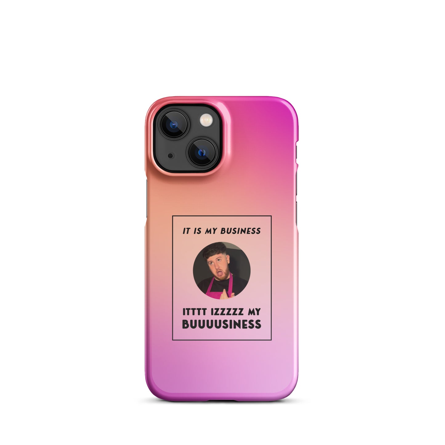 Pink IT IS MY BUSINESS iPhone® case