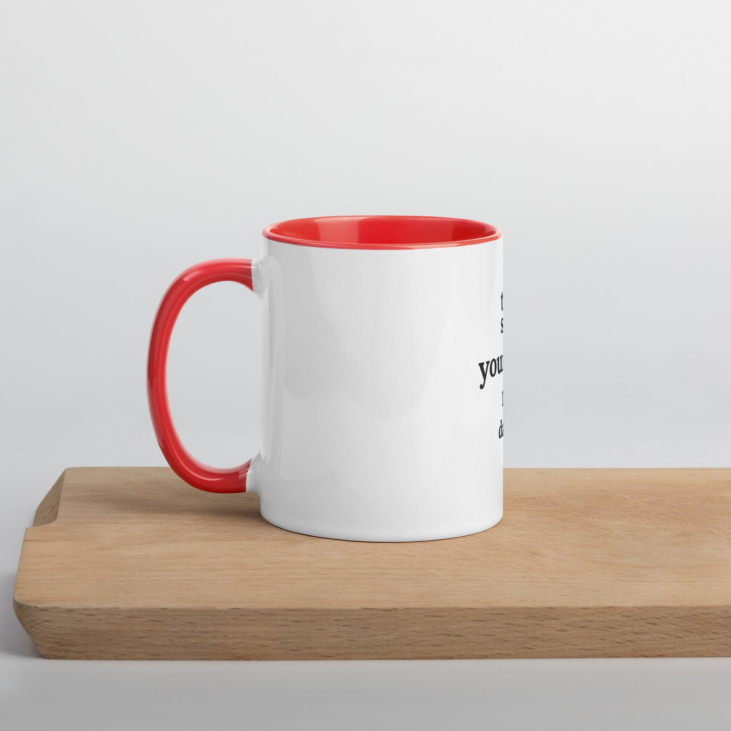 Test says.. Red Mug